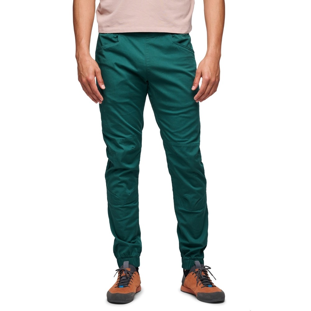 Black Diamond Men's Notion Pants Sz Lg Stretch Regular Climbing Green $99